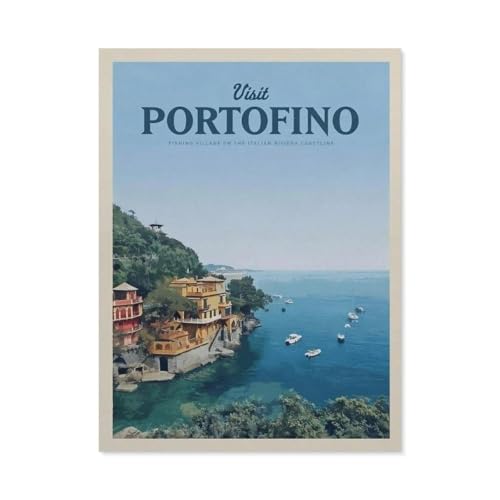 Puzzle 1000 Teile Erwachsene Puzzle Papier Puzzle Klassisches 3D Puzzle，Portofino，DIY Collectibles Moderne Wohnkultur（50x70cm）-AS58 von YYHMKBYY