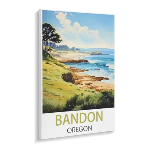 Puzzle 1000 Teile Landschaft Erwachsene Puzzle Holz Puzzle 3D Klassisches Puzzle，Bandon Oregon，DIY Moderne Kunst Hauptdekor（75x50cm）-U27 von YYHMKBYY