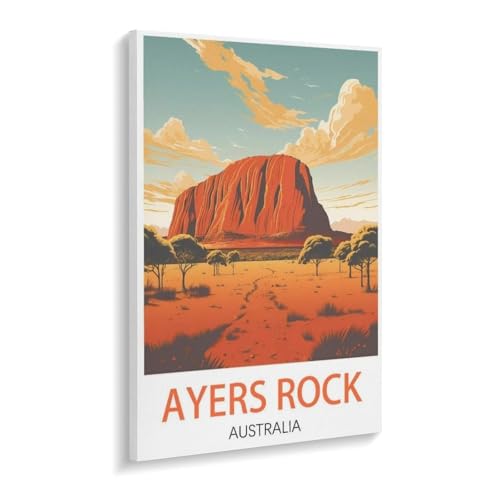 Puzzle 1000 Teile für Erwachsene，Ayers Rock, Australien，Puzzle Puzzle Schwierig Perfektes Pädagogisches Geschenk für Jungen Und Mädchen（50x70cm）-V14 von YYHMKBYY