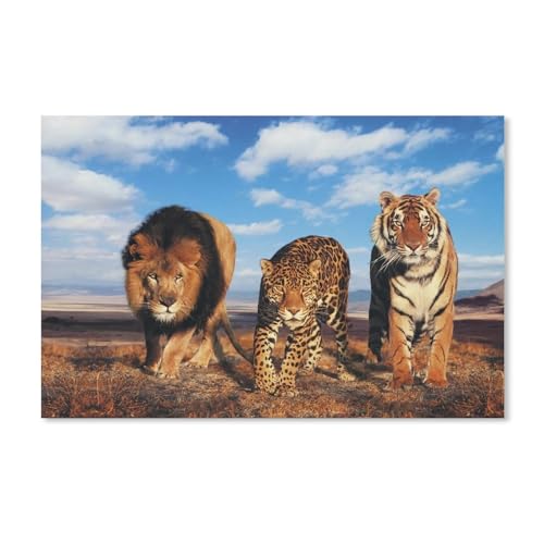 Puzzle 1000 Teile für Erwachsene，Tiere auf der Wiese，Puzzle Teenager Jungen Mädchen Puzzle Schwieriges, Herausforderndes Puzzle für Partyspiele（38x26cm）-F95 von YYHMKBYY