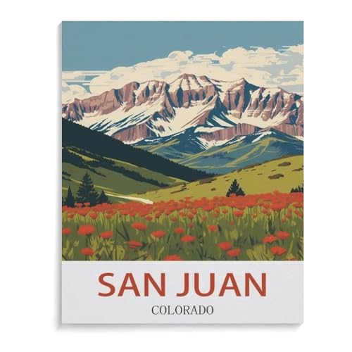 San Juan, Colorado，Puzzles für Erwachsene 1000 Teile, Klassische Puzzle Puzzle Schwierig für Erwachsene Teenager Freizeit Spaß Spiel Spielzeug （50x70cm）-K82 von YYHMKBYY