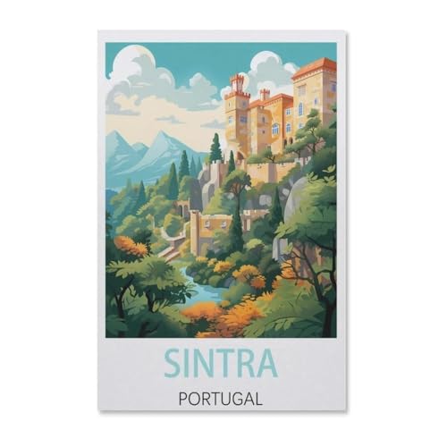 Sintra Portugal，Puzzles 1000 Teile für Erwachsene, Klassische Puzzle Kinder Puzzle Herausfordernde Und Schwierige Rätsel für Erwachsene Und Jugendliche（38x26cm）-AB84 von YYHMKBYY