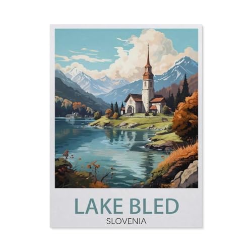 Slowenien Bled，Puzzles, 1000-teiliges Puzzle Für Erwachsene Und Kinder Ab 10 Jahren（50x70cm）-AW40 von YYHMKBYY