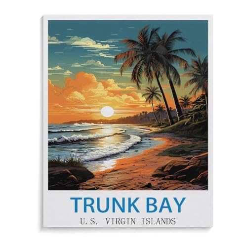 Trunk Bay-Poster，1000 Stück Erwachsene Papier Landschaft Puzzles Für Kinder Lernspielzeug Geschenke（50x70cm）-B44 von YYHMKBYY