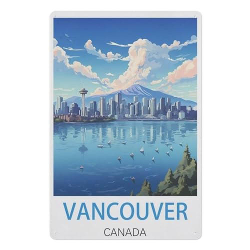 Vancouver，Holz Puzzle 1000 Teile Spielzeug Für Erwachsene Dekompressionsspiel（75x50cm）-AE7 von YYHMKBYY