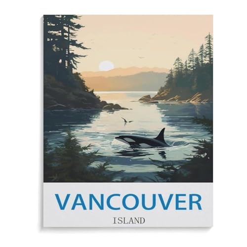 Vancouver Island，Puzzles 1000 Teile für Erwachsene, Klassische Puzzle Jungen Mädchen Puzzle für Kinder Teenager Lernspiel Spielzeug（38x26cm）-K10 von YYHMKBYY