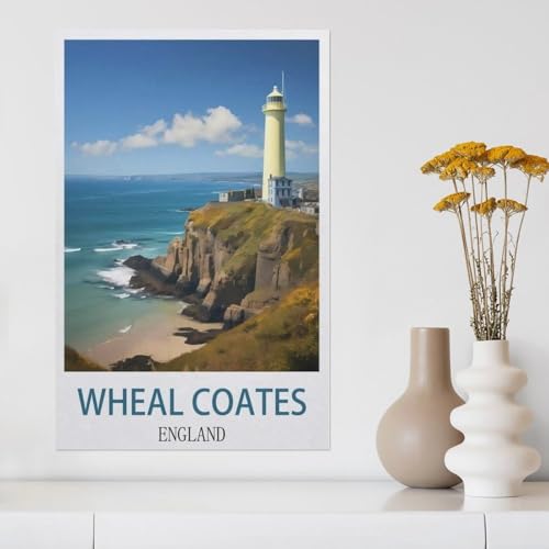 Wheal Coates, England，Papier Puzzle 1000 Teile Spielzeug Für Erwachsene Dekompressionsspiel（50x70cm）-AA38 von YYHMKBYY