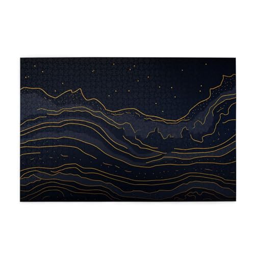 Puzzles1000 Teile Yyhwhjde Blaue Linie Äderung Muster Qualität Holzpuzzle für Erwachsene und Kinder, lustige Puzzles, Stressabbau Puzzles Puzzles1000 Teile Yyhwhjde Blaue Linie Äderung Muster Qualität Holzpuzzle für Erwachsene und Kinder, lustige Puzzles, Stressabbau Puzzles von YYHWHJDE