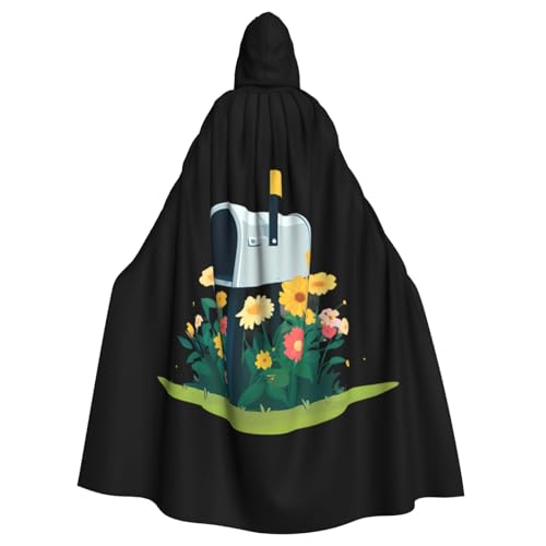 YYHWHJDE Briefkasten voller Blumen Bild Halloween Erwachsene Kapuzenumhang Umhang ohne Reißverschluss, bequem für Kostümpartys YYHWHJDE Briefkasten voller Blumen Bild Halloween Erwachsene Kapuzenumhang Umhang ohne Reißverschluss, bequem für Kostümpartys von YYHWHJDE