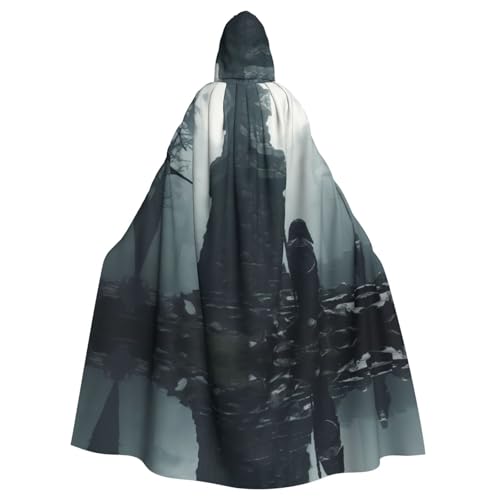 YYHWHJDE Castle Evil Curse Picture Halloween Adult Hooded Cloak for Role-Playing, Costumes, and Theme Parties YYHWHJDE Castle Evil Curse Picture Halloween Adult Hooded Cloak for Role-Playing, Costumes, and Theme Parties von YYHWHJDE