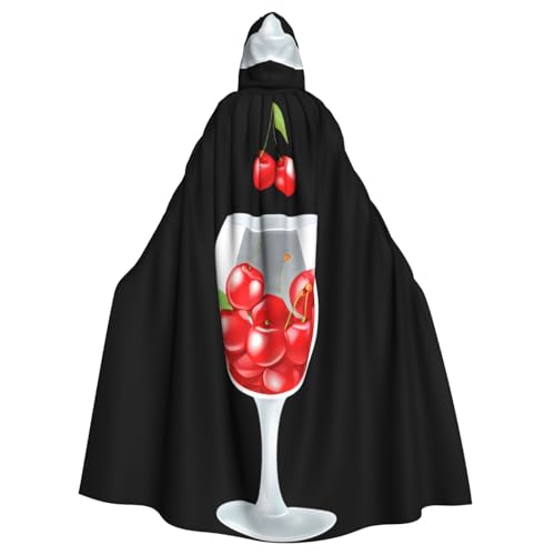 YYHWHJDE Cherries In A Cup Picture Halloween Erwachsene Kapuzenumhang ohne Reißverschluss, bequem für Kostümpartys YYHWHJDE Cherries In A Cup Picture Halloween Erwachsene Kapuzenumhang ohne Reißverschluss, bequem für Kostümpartys von YYHWHJDE