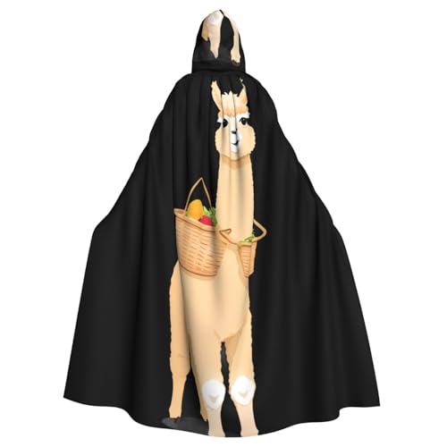 YYHWHJDE Ein Korb trägt einen Korb, bedruckt Halloween Erwachsene Kapuzenumhang für Partys und Kostüme YYHWHJDE Ein Korb trägt einen Korb, bedruckt Halloween Erwachsene Kapuzenumhang für Partys und Kostüme von YYHWHJDE