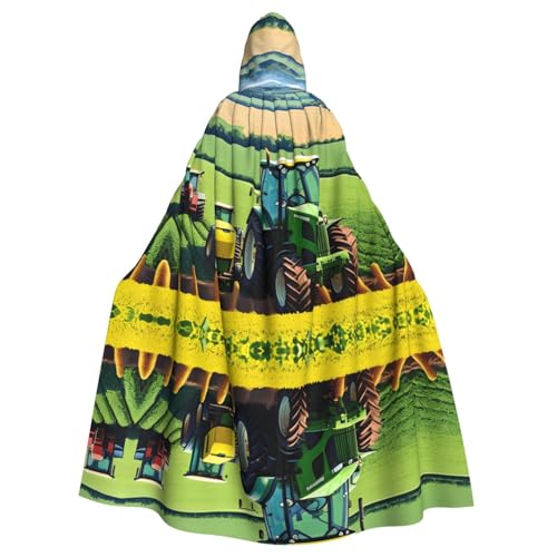YYHWHJDE Farm-Traktor-Ernte-Druck Halloween Erwachsene Kapuzenumhang für Partys und Kostüme YYHWHJDE Farm-Traktor-Ernte-Druck Halloween Erwachsene Kapuzenumhang für Partys und Kostüme von YYHWHJDE