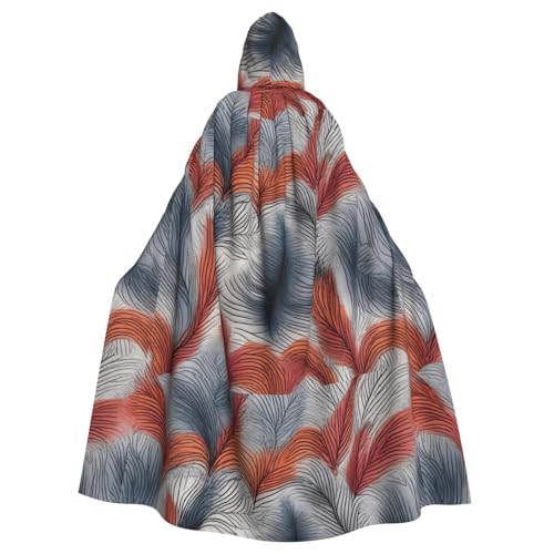 YYHWHJDE Halloween Kapuzenumhang mit Federmuster – super großer Kapuzenumhang ohne Reißverschluss YYHWHJDE Halloween Kapuzenumhang mit Federmuster – super großer Kapuzenumhang ohne Reißverschluss von YYHWHJDE