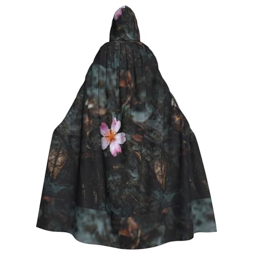 YYHWHJDE Kapuzenumhang mit Blumenmuster für Erwachsene, mit Kapuze, ohne Reißverschluss YYHWHJDE Kapuzenumhang mit Blumenmuster für Erwachsene, mit Kapuze, ohne Reißverschluss von YYHWHJDE