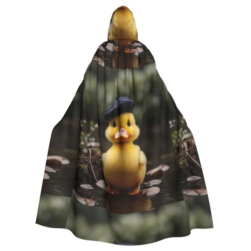 YYHWHJDE Kapuzenumhang mit Entchen in Hutmuster, Halloween, Erwachsenen-Kapuzenumhang, super großer Kapuzenumhang ohne Reißverschluss YYHWHJDE Kapuzenumhang mit Entchen in Hutmuster, Halloween, Erwachsenen-Kapuzenumhang, super großer Kapuzenumhang ohne Reißverschluss von YYHWHJDE