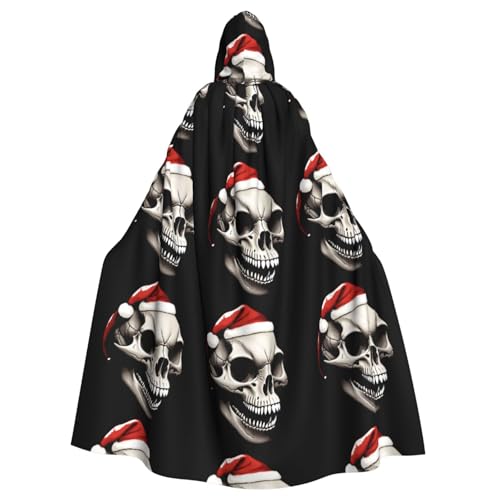 YYHWHJDE Rotkäppchen-Umhang mit Totenkopfbild, Halloween, Erwachsenen-Kapuzenumhang, ohne Reißverschluss, bequem für Kostümpartys YYHWHJDE Rotkäppchen-Umhang mit Totenkopfbild, Halloween, Erwachsenen-Kapuzenumhang, ohne Reißverschluss, bequem für Kostümpartys von YYHWHJDE