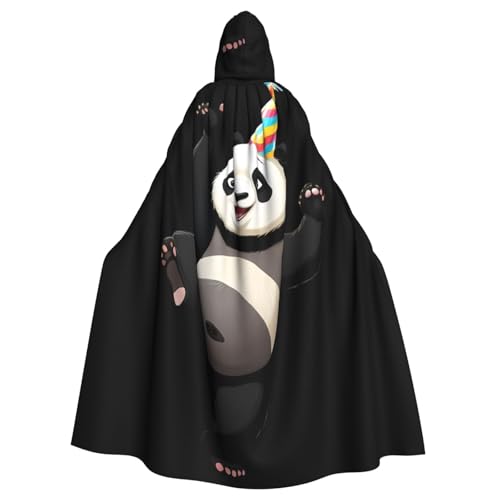 YYHWHJDE Tanzender Panda, der einen Geburtstagshut trägt, Bild, Halloween, Erwachsenen-Kapuzenumhang ohne Reißverschluss, bequem für Kostümpartys YYHWHJDE Tanzender Panda, der einen Geburtstagshut trägt, Bild, Halloween, Erwachsenen-Kapuzenumhang ohne Reißverschluss, bequem für Kostümpartys von YYHWHJDE