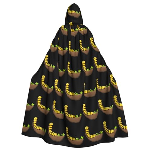 YYHWHJDE The Adventurous Caterpillar Pattern Halloween Adult Hooded Cape Cloak No Zipper, Comfortable For Costume Parties YYHWHJDE The Adventurous Caterpillar Pattern Halloween Adult Hooded Cape Cloak No Zipper, Comfortable For Costume Parties von YYHWHJDE