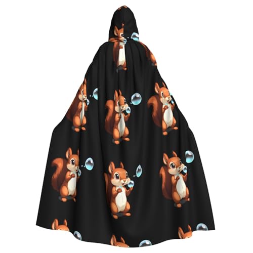 YYHWHJDE Umhang mit Kapuze für Erwachsene, Motiv: kleines Eichhörnchen, mit Blasen, für Rollenspiele, Bühnenkostüme, Partys, pflegeleicht YYHWHJDE Umhang mit Kapuze für Erwachsene, Motiv: kleines Eichhörnchen, mit Blasen, für Rollenspiele, Bühnenkostüme, Partys, pflegeleicht von YYHWHJDE