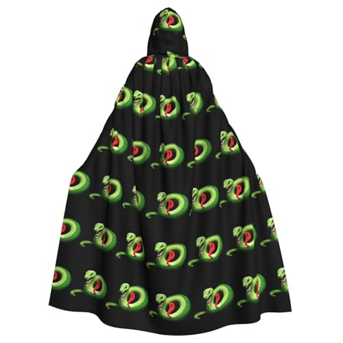 YYHWHJDE Umhang mit Kapuze für Erwachsene, Schlangen- und Buchstabenbild, Halloween, kein Reißverschluss, bequem für Kostümpartys YYHWHJDE Umhang mit Kapuze für Erwachsene, Schlangen- und Buchstabenbild, Halloween, kein Reißverschluss, bequem für Kostümpartys von YYHWHJDE