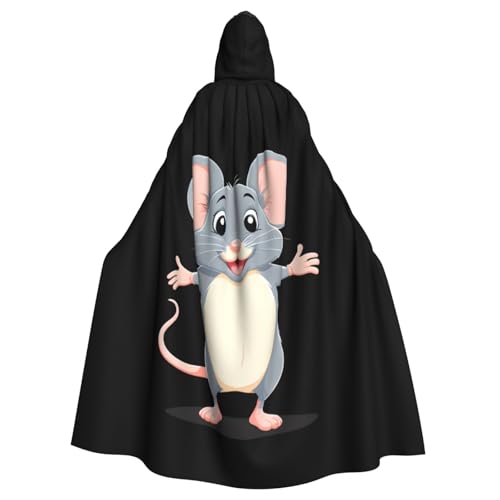 YYHWHJDE Umhang mit Kapuze für Erwachsene mit Umarmung der kleinen Maus, für Partys und Kostüme YYHWHJDE Umhang mit Kapuze für Erwachsene mit Umarmung der kleinen Maus, für Partys und Kostüme von YYHWHJDE