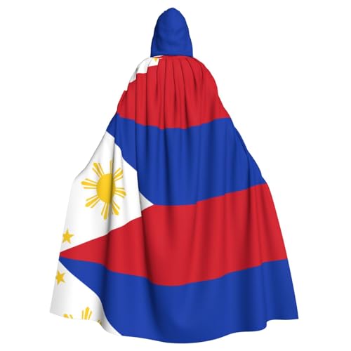 YYHWHJDE Umhang mit Philippinen-Flaggenmuster, Halloween, Erwachsenen-Kapuzenumhang – super großer Kapuzenumhang ohne Reißverschluss YYHWHJDE Umhang mit Philippinen-Flaggenmuster, Halloween, Erwachsenen-Kapuzenumhang – super großer Kapuzenumhang ohne Reißverschluss von YYHWHJDE