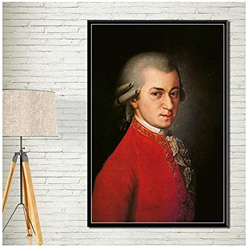 YYLPLLE Amadeus Mozart, berühmter Musiker, Künstler, Puzzle, kreatives Puzzle, 1000 Teile, Puzzle, herausforderndes Spielzeug für Erwachsene, 50 x 75 cm von YYLPLLE