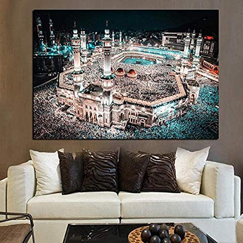 YYLPLLE Islamische Pilgerpuzzle 1000 Teile Nachtlandschaft Erwachsene Mekka Heilige Moschee Puzzle Kinder Spielzeug 50 x 75 cm YYLPLLE Islamische Pilgerpuzzle 1000 Teile Nachtlandschaft Erwachsene Mekka Heilige Moschee Puzzle Kinder Spielzeug 50 x 75 cm von YYLPLLE
