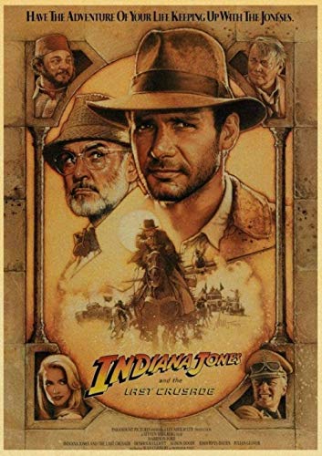 YYLPLLE Vintage Puzzle Film Indiana Jones Erwachsene Puzzles Holzpuzzle 1000 Stück Puzzle Mit Hoher Schwierigkeit Iq Challenge Memory Toy 50X75Cm von YYLPLLE