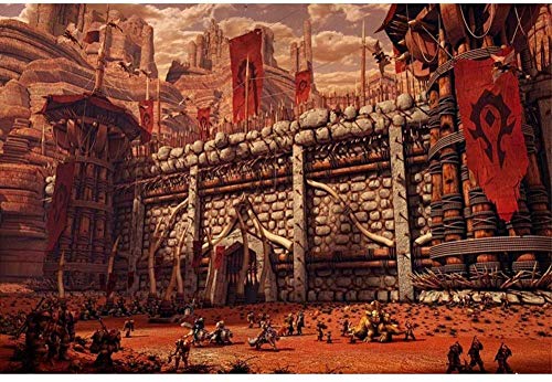 YYLPLLE World of Warcraft Puzzles, 1000 Teile für Erwachsene, Puzzle, Dekompressionsspielzeug, 50 x 75 cm von YYLPLLE