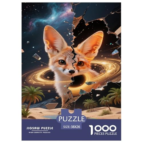 Puzzles Fennec Fuchs Aus 1000 Teilen Für Erwachsene,Fantastische Wüste EIN Unmögliches Geschicklichkeitsspiel Intelligenz-Puzzle Home-Dekoration 38x26cm/1000pcs Puzzles Fennec Fuchs Aus 1000 Teilen Für Erwachsene,Fantastische Wüste EIN Unmögliches Geschicklichkeitsspiel Intelligenz-Puzzle Home-Dekoration 38x26cm/1000pcs von YYVKPMLXC