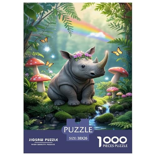 Puzzles Nashorn Aus 1000 Teilen Für Erwachsene,Tropischer Regenwald EIN Unmögliches Geschicklichkeitsspiel Intelligenz-Puzzle Home-Dekoration 38x26cm/1000pcs Puzzles Nashorn Aus 1000 Teilen Für Erwachsene,Tropischer Regenwald EIN Unmögliches Geschicklichkeitsspiel Intelligenz-Puzzle Home-Dekoration 38x26cm/1000pcs von YYVKPMLXC