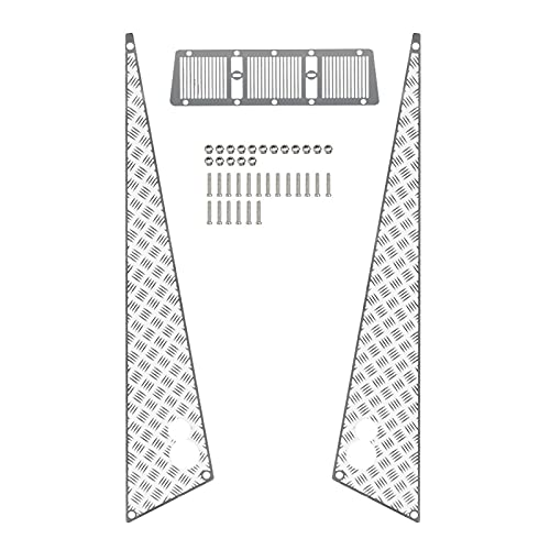 RC-Autozubehör Metall-Anti-Rutsch-Platten-Einlassgitter Für 1:10 RC Raupenauto Für Traxxas TRX-4 Für G500 TRX-6 Für G63 von YZSM