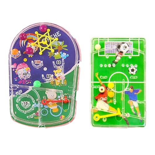 YZZT Football & Maze Pinball Combo - 2-in-1-Set für Kinder im Alter von 2+, Fußball-Thema und Labyrinth-Herausforderung. Lustige und lehrreiche Spiele für die Hand-Auge-Koordination von YZZT