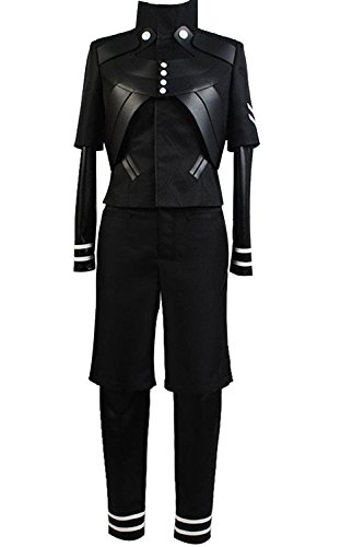 Ya-cos Halloween Herren Tokyo Ghoul Ken Kaneki Jumpsuit Battle Uniform Cosplay Kostüm, siehe abbildung, Small Ya-cos Halloween Herren Tokyo Ghoul Ken Kaneki Jumpsuit Battle Uniform Cosplay Kostüm, siehe abbildung, Small von Ya-cos