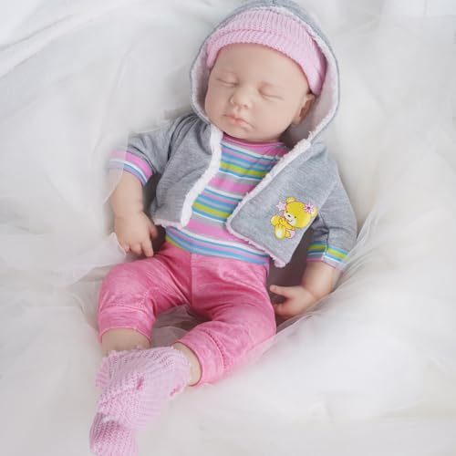 YaLuoQian GanzköRper Silikon Reborn Baby Puppe 47 cm Reborn Baby Vollsilikon MäDchen YaLuoQian GanzköRper Silikon Reborn Baby Puppe 47 cm Reborn Baby Vollsilikon MäDchen von YaLuoQian