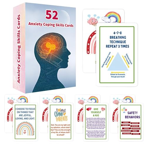 Yabauuop Emotionsregulation Karten | Umfangreiches Set Portable Doppelseitige Gefühle Karten,Lernspielzeug für Büro Zuhause Schule Soziale Situationen | Stressabbau Gehirnfunktion Yabauuop Emotionsregulation Karten | Umfangreiches Set Portable Doppelseitige Gefühle Karten,Lernspielzeug für Büro Zuhause Schule Soziale Situationen | Stressabbau Gehirnfunktion von Yabauuop