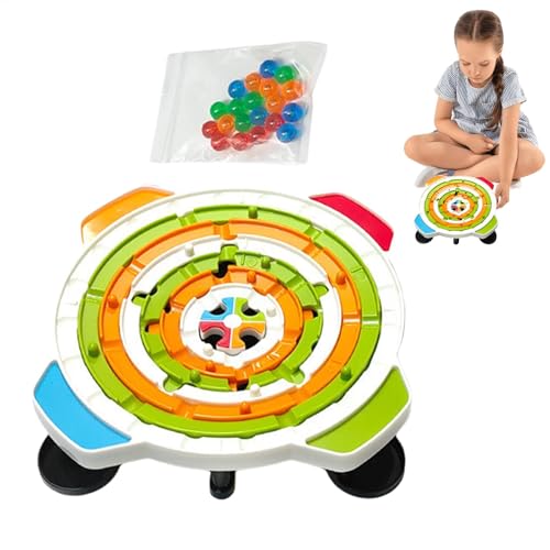 Yabauuop Labyrinth-Puzzle für Kinder, Puzzle-Labyrinth-Brett | Rundes Ball-Labyrinth-Puzzle-Brettspiel - Rich Path Design Puzzle Maze Activity Board für Ostern, Weihnachten, Geburtstag, Neujahr, von Yabauuop