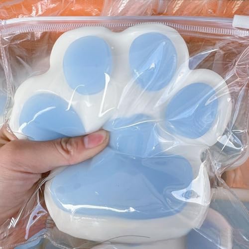 Yabauuop Riesige Pfoten-Squishy, Squishy Paw, Katzenpfoten-Squishy-Spielzeug, Big Cat Paw Squishy Fidget Toys, Kawai Cat Squeeze Toys, Niedliche Stressabbau-Squeeze-Spielzeuge, Squishy Paw von Yabauuop