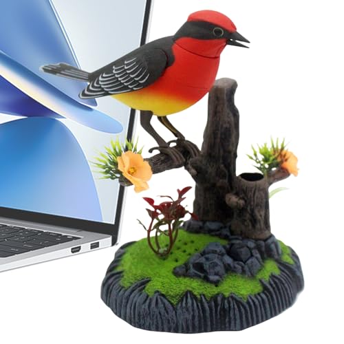 Yabauuop Simulation Electronic Bird - Spielzeug Vogel Mit Zwitschern Stiftehalter,Beweglicher Realistischer Vogel Für Ostern Weihnachten Schreibtisch Wohnzimmer Yabauuop Simulation Electronic Bird - Spielzeug Vogel Mit Zwitschern Stiftehalter,Beweglicher Realistischer Vogel Für Ostern Weihnachten Schreibtisch Wohnzimmer von Yabauuop