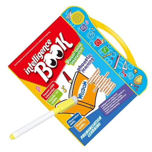 Yabauuop Sprechende Bücher - Pädagogisches Sprechbuch Mit Musik & Berührungselementen - Interaktives Lernspielzeug Für Zahlen Phonetik Formen Kinder Alter 2–7 Jahre Yabauuop Sprechende Bücher - Pädagogisches Sprechbuch Mit Musik & Berührungselementen - Interaktives Lernspielzeug Für Zahlen Phonetik Formen Kinder Alter 2–7 Jahre von Yabauuop