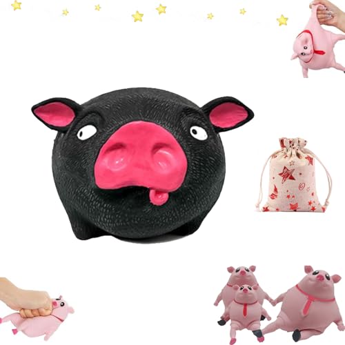 Stress Spielzeug, Anti Stress Schwein, Schweinquetschspielzeug, Stress Schwein Stress Spielzeug, Squishy Neu Anti Stress Schwein, Lustiges Stress Pig Quetsch Spielzeug FüR Kinder Erwachsene (B) von Yagerod