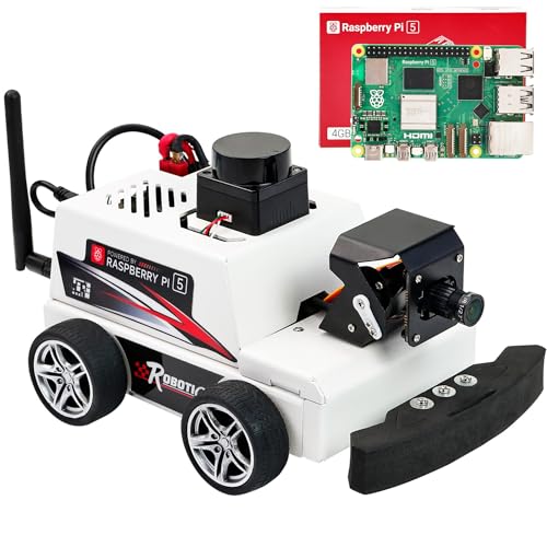 Yahboom AI Vision Raspberry Pi 5 STEM Education Robotics ROS2 2DOF Camera Autopilot Educational Project Engineering Electronics 18+ WiFi/APP Control Provide Data Ubuntu20.04 (Without Pi 5) von Yahboom