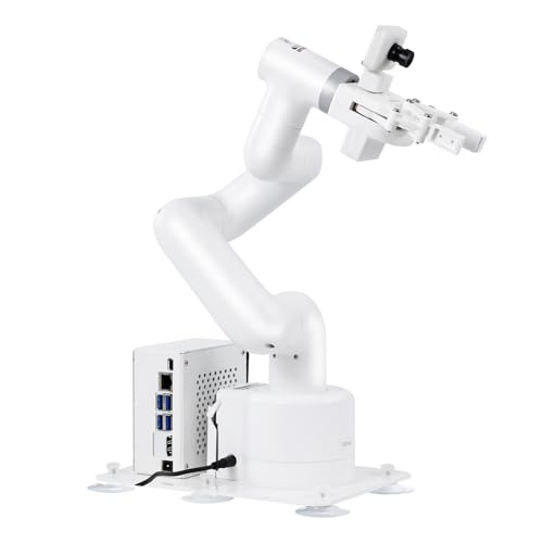 Yahboom Jetson Nano 4GB Collaborative Robot Arm Programmable ROS OpenCV for Mechanical Engineers,Developing Electronic Projects 7Dof with Adaptive Gripper,USB HD Camera,USB Control Handle von Yahboom