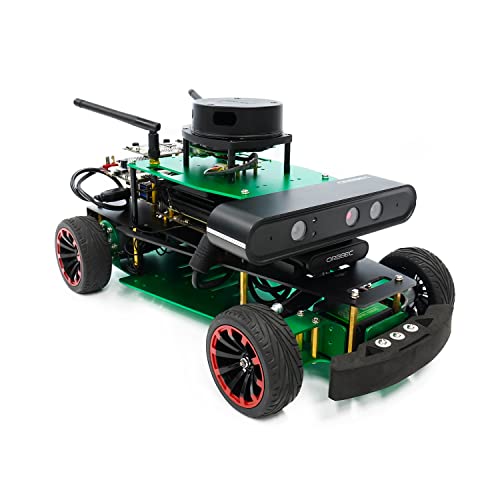 Yahboom Jetson Orin Nano Raspberry Pi AI Smart Robotic Car Kit ROS2 Adulti Riconoscimento Vocale Conversazione, Pilota Automatico, Riconoscimento AI (R2 Sta Ver with Pi 4B) von Yahboom