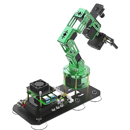 Yahboom Robotic Arm Raspberry Pi Robot Kit AI Hand Building with Camera 6-DOF Programmable AI Electronic DIY Robot for Adults ROS Open Source (Dofbot Without Pi) von Yahboom