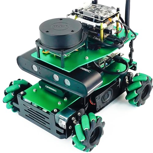 Yahboom Raspberry Pi5 8GB Programming Robot Ridar Depth Camera Voice Interaction Module,for Mechanical Engineers Silan 3D Mapping Python ROS2 Education for 18 Years (Pi5 Advanced Ver-with Pi5(8G)) von Yahboom