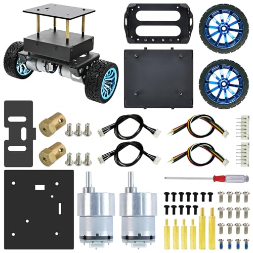 Yahboom STM32 Two-Wheeled Self-Balancing Car Chassis Kit 2WD Intelligent Robot Base Plate 520 Encoder Motor von Yahboom