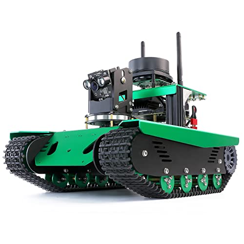 Yahboom Transbot ROS Roboter für Raspberry Pi Roboterarm mit Kamera Programmierbare AI Elektronische DIY Tank Kit für Jugendliche Erwachsene Open Source CV Astra Pro 3D Kamera ROS Education Project von Yahboom